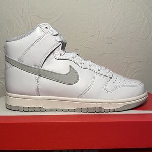 Nike Dunk High White & Grey Women's Size 8.5